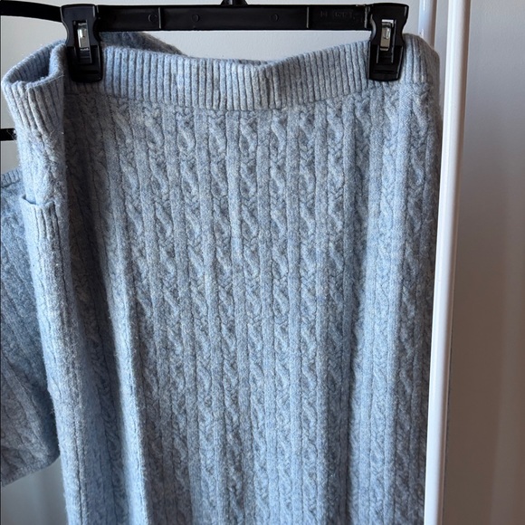 Future Collective Gray Knit Cropped Sweater + Skirt Set - Picture 6 of 8